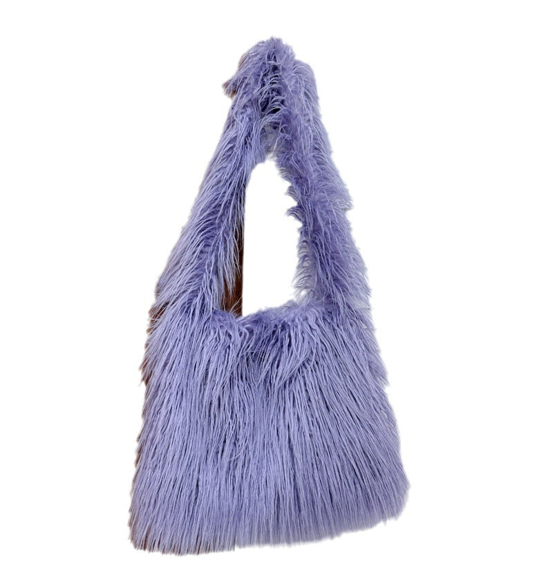 Sweet And Cool Style Candy-Colored Big Capacityoversized One-Shoulder Cross-Body Bag 16