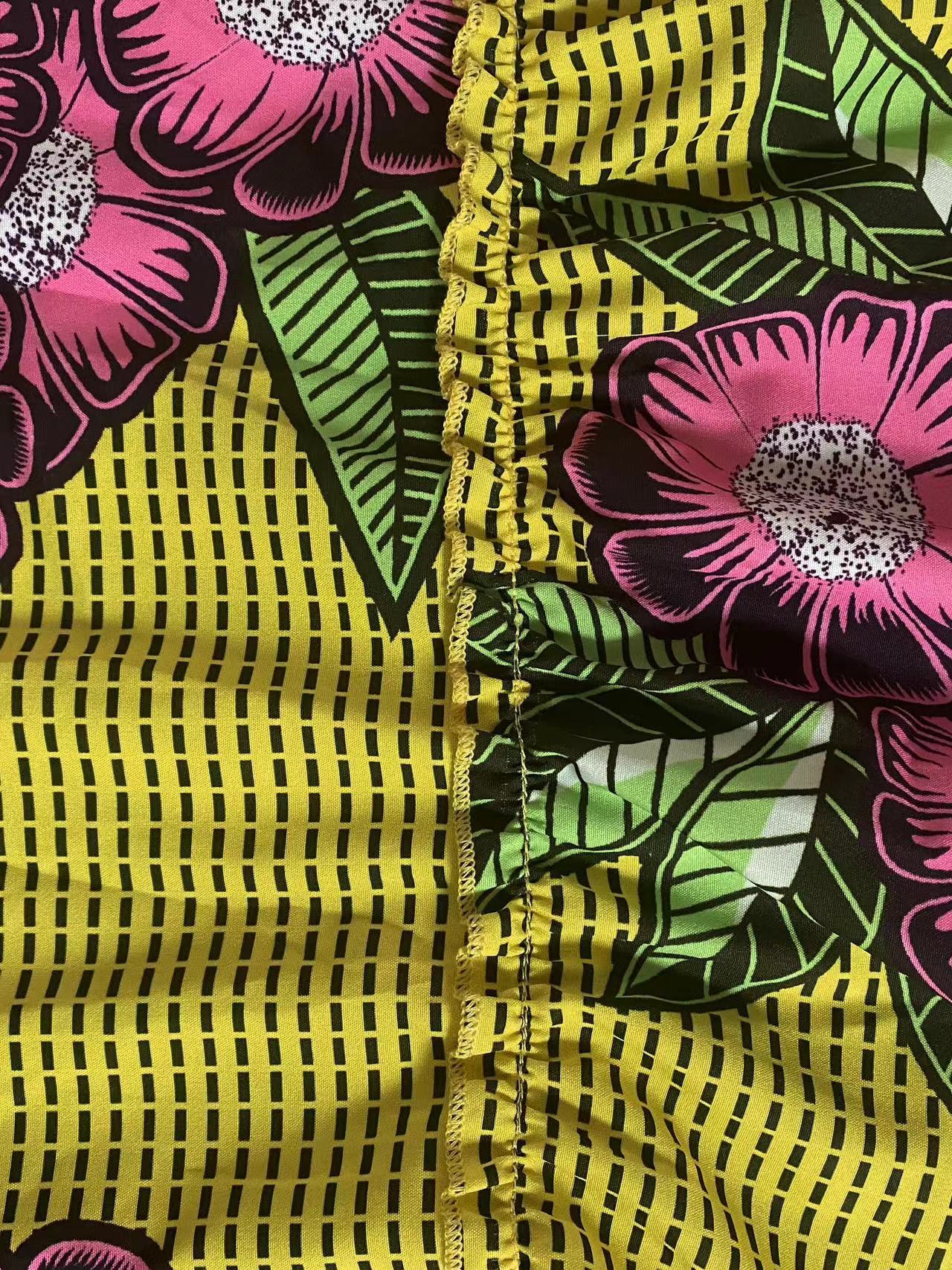 Plus Size Women Summer Holidays Loose Strappy Dress 9