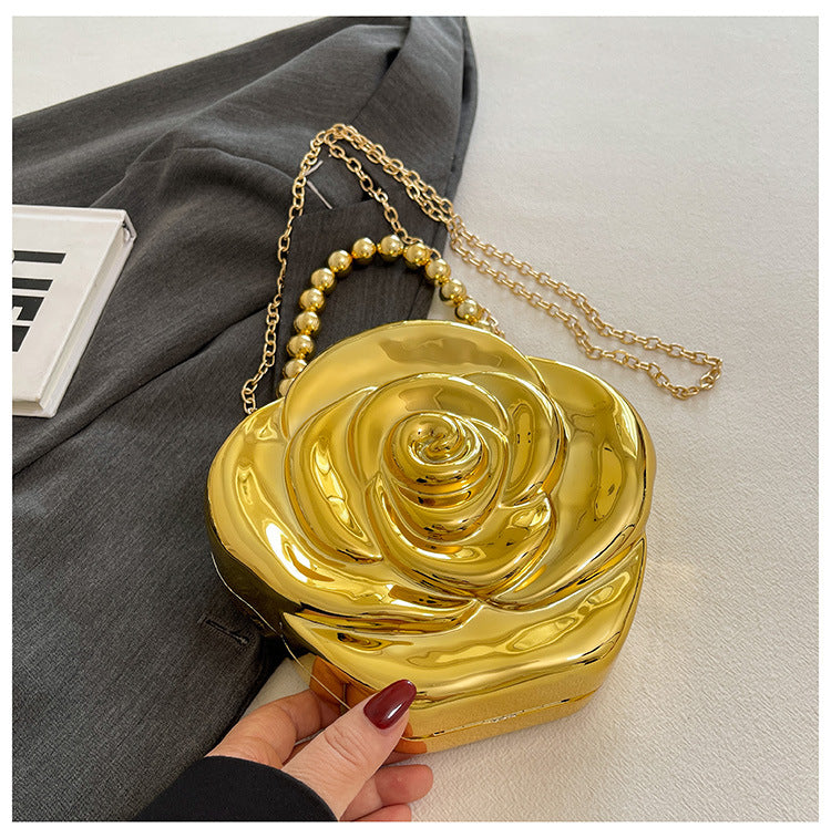 Women Rose Flower Crossbody Clutch 24