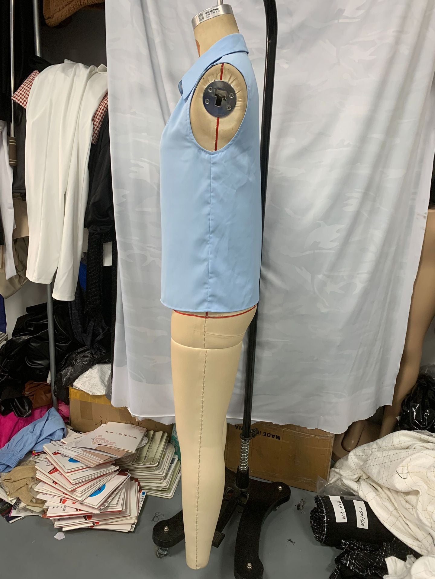 Women Summer French Tank Sleeveless Shirt Top 6