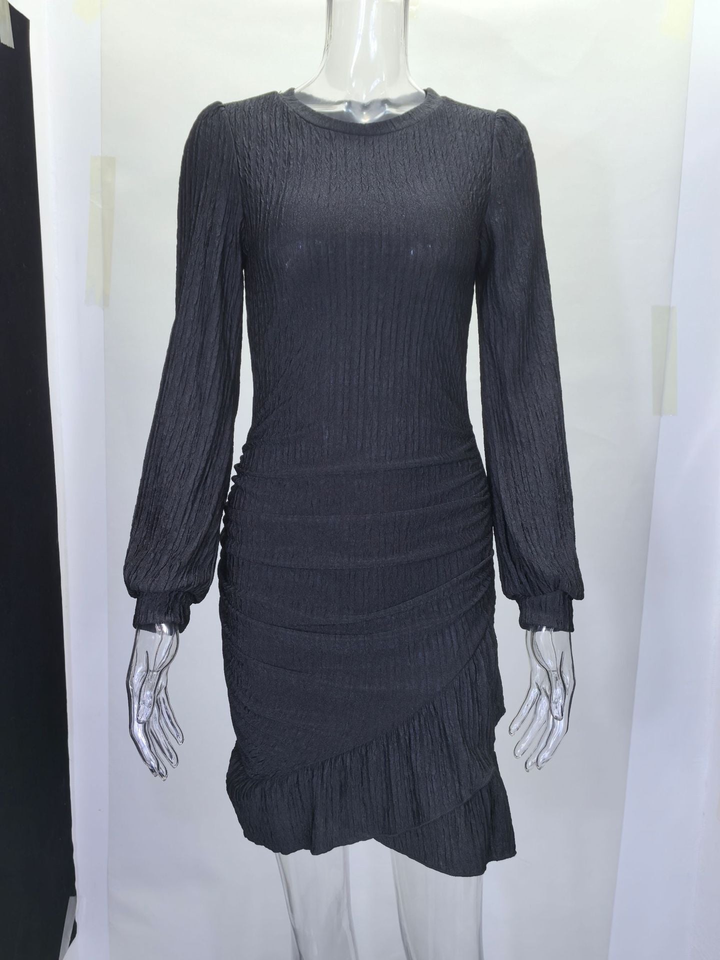 Women long-sleeved knitting dress 10