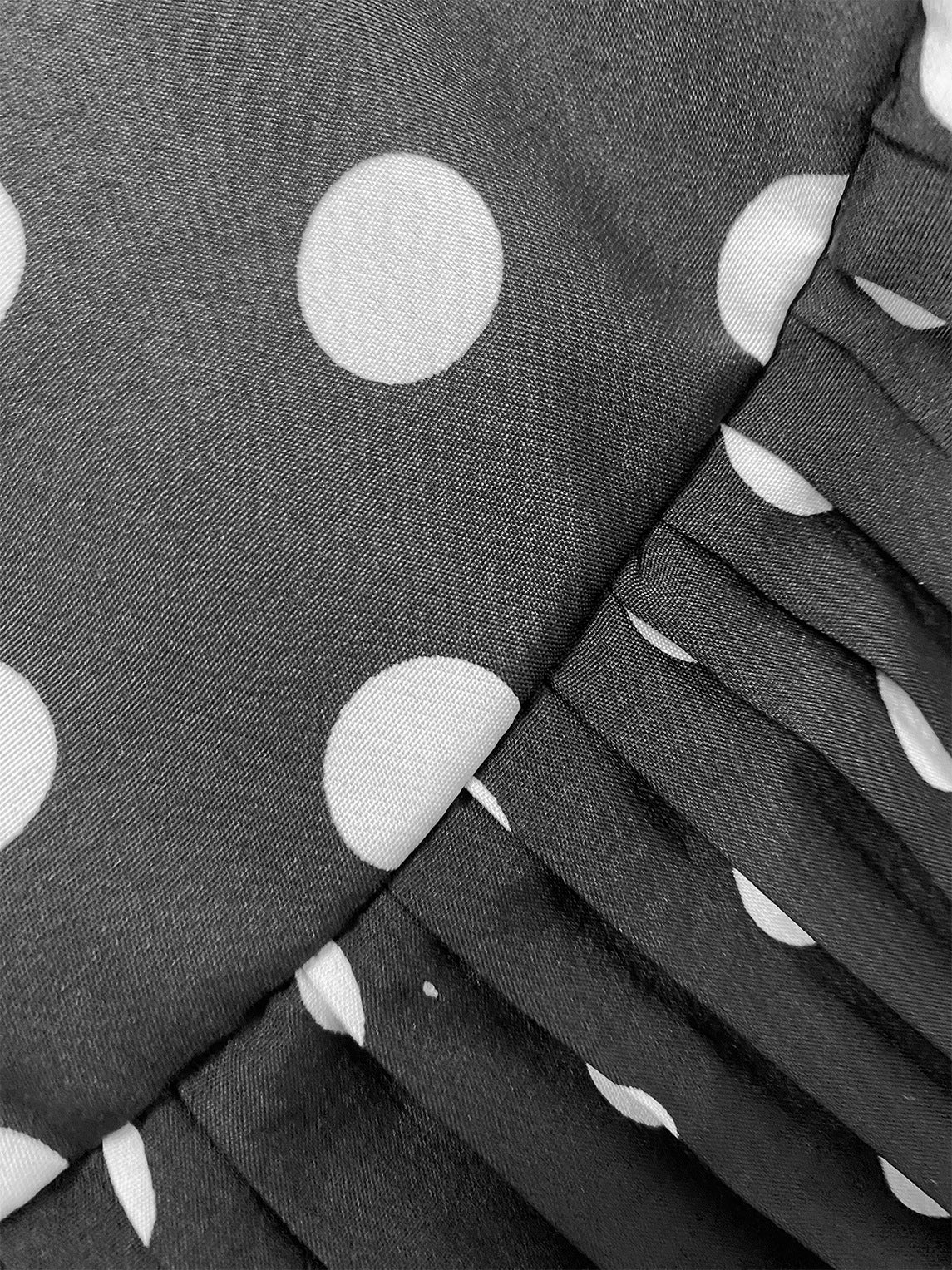 Summer Polka Dot Print Fashion Casual Long Plus Size Dress 6