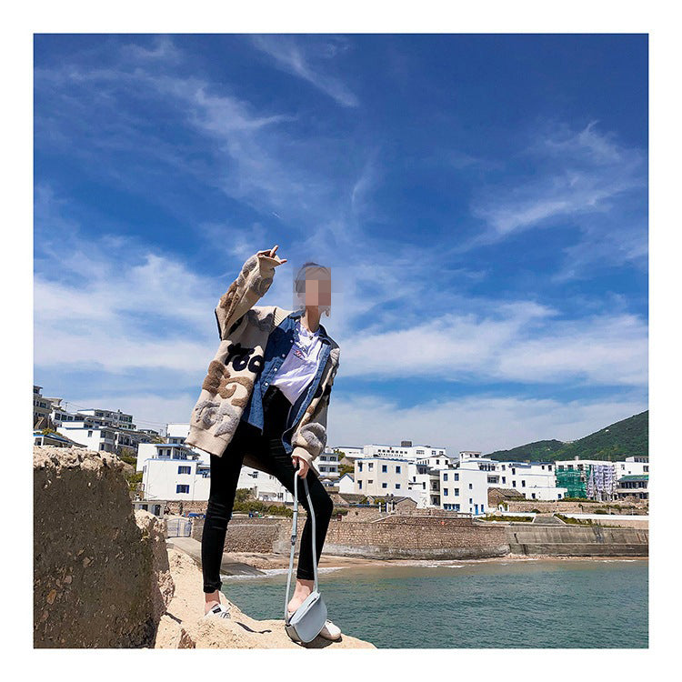 Women Fall/Winter Style Casual Button V-Neck Sweater 11