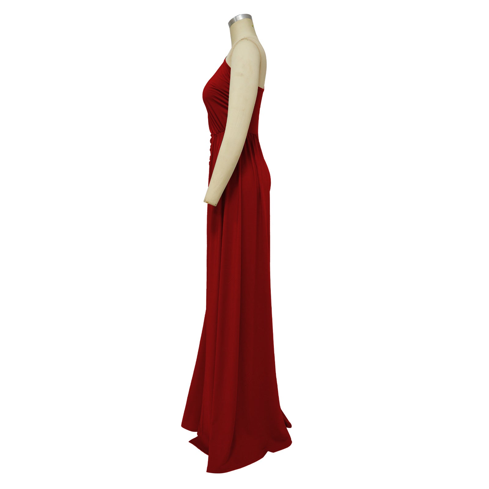 Women Slash Shoulder Maxi Dresses Evening Gowns 15