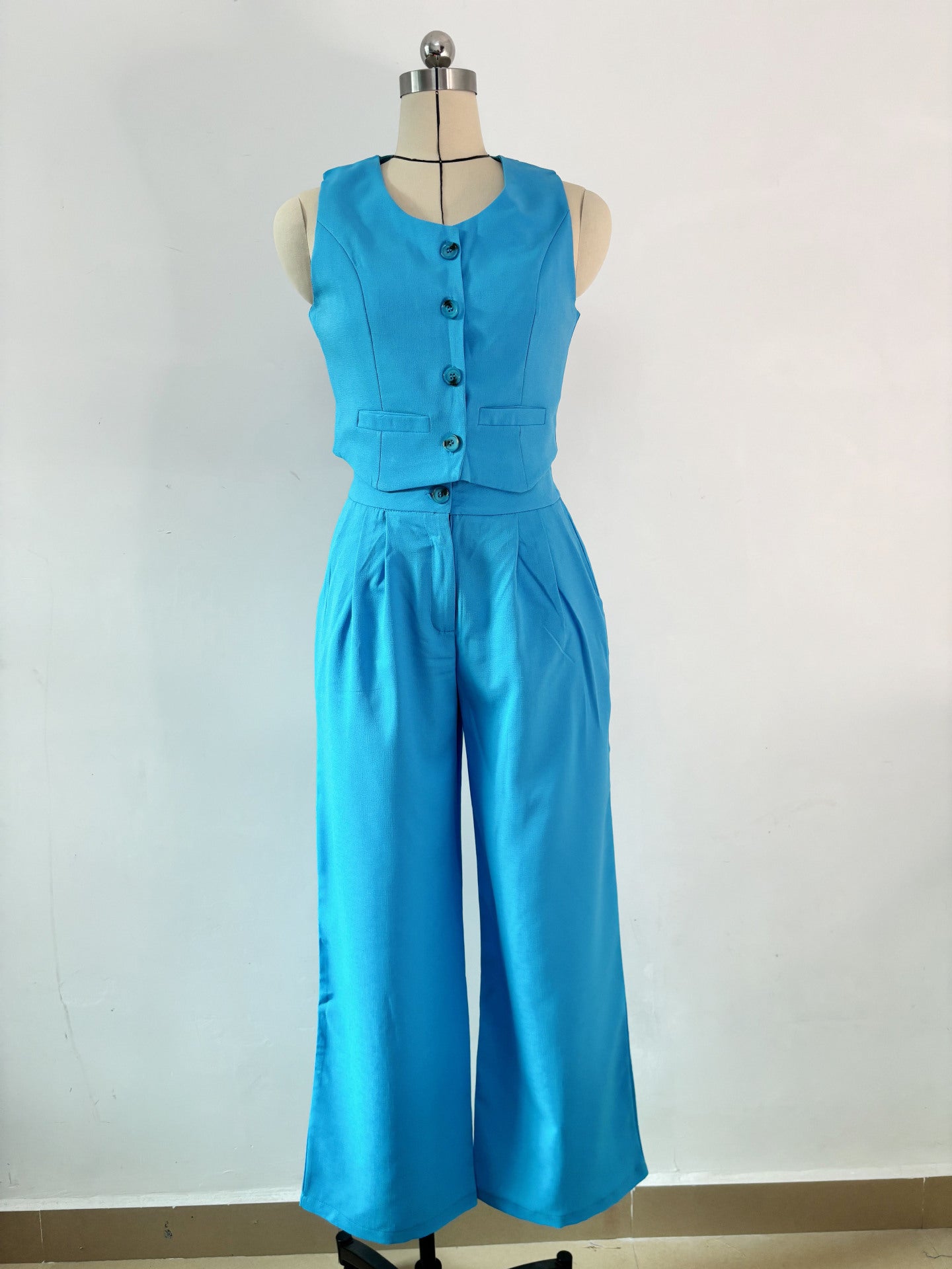 Women Summer Vest and Pants Two-piece Set 17