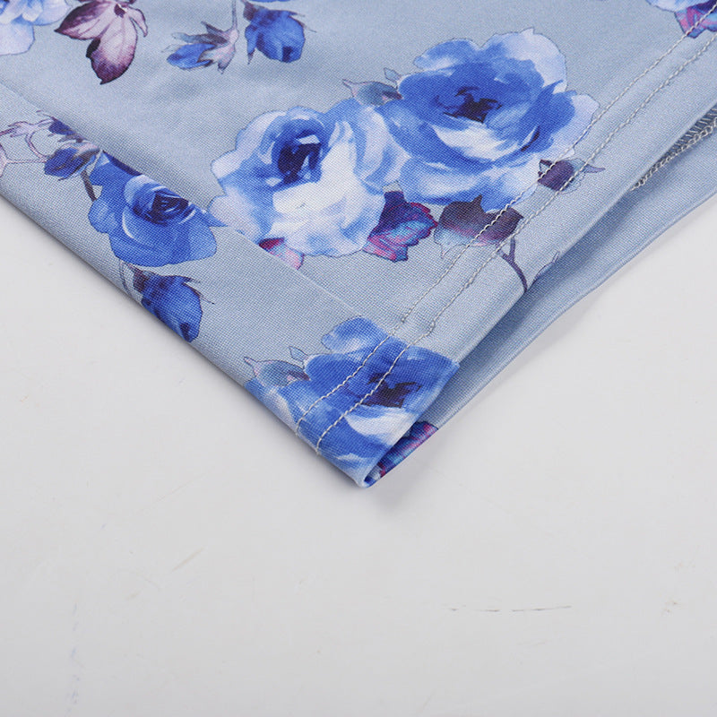 Women printed sexy summer Beach Holidays dress 16