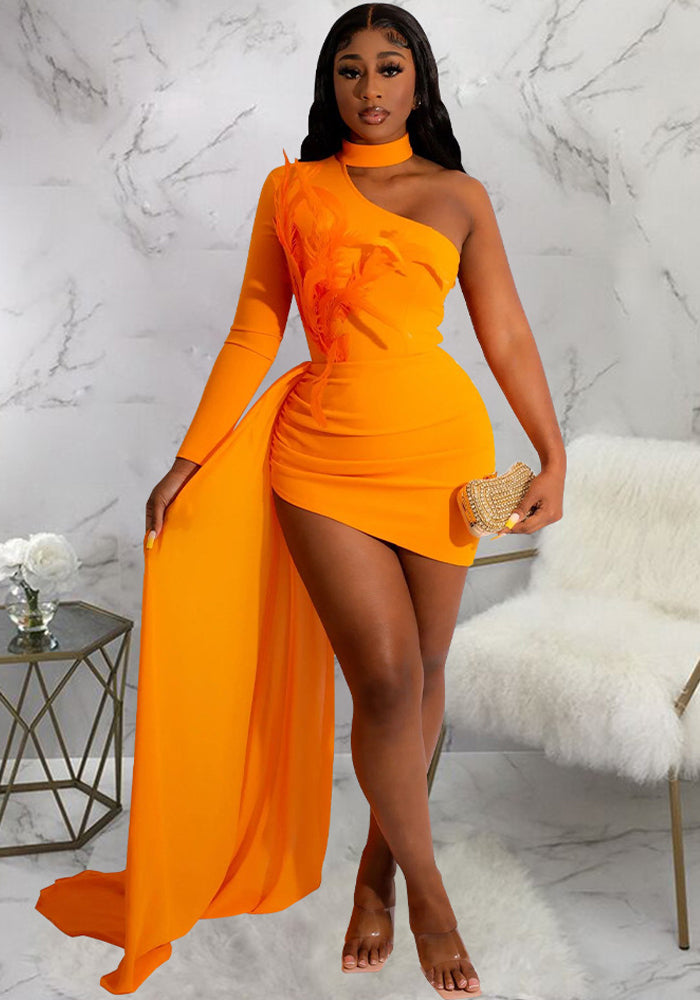 Women fall sexy off shoulder dress 7