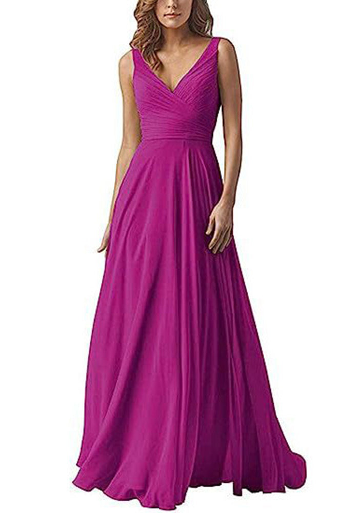 Women Sexy V-Neck Prom Party Dress（Processing time need 3-6 days）