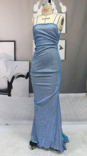 Women summer suspender long dress sleeveless elegant evening dress 10