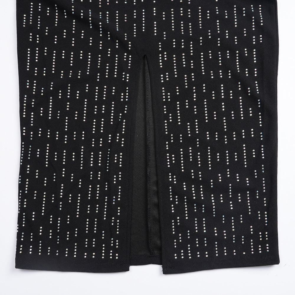 Africa Plus Size Women's Beaded V-Neck Bodycon Chic Elegant Dress 27