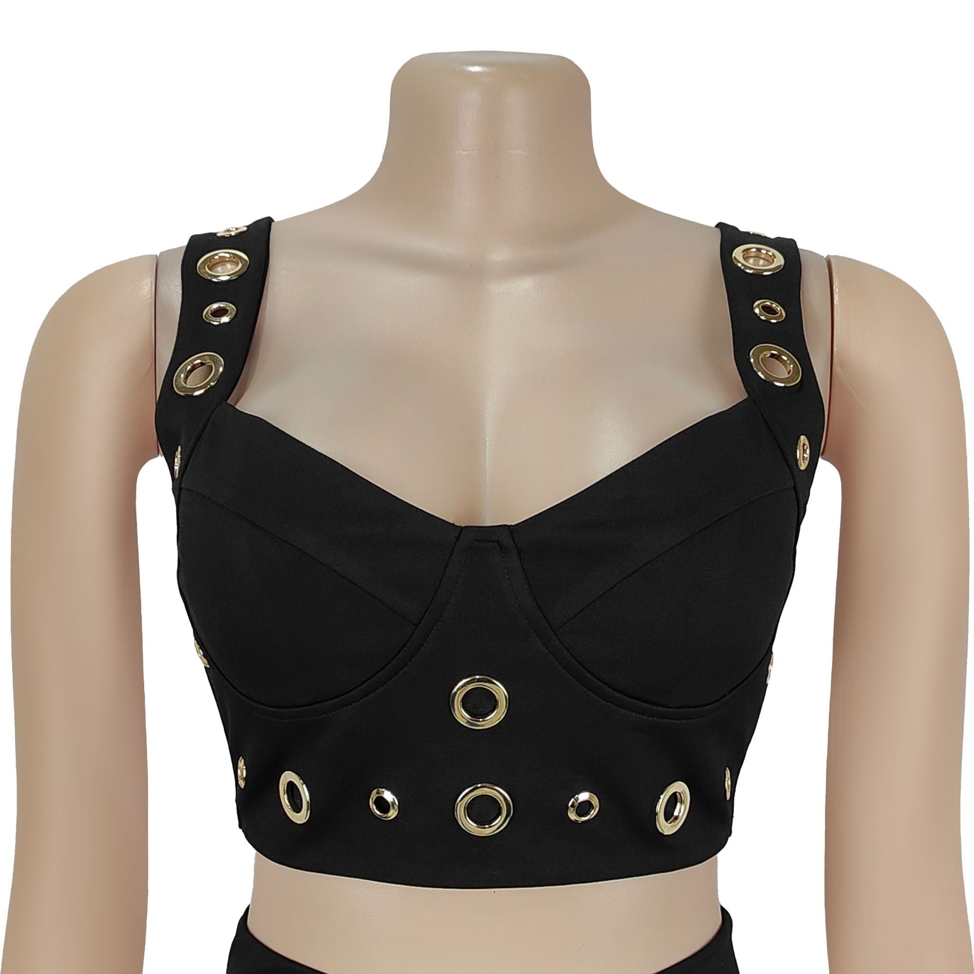 Women Sexy Top and Wide-Leg Pants Two-Piece Set 10