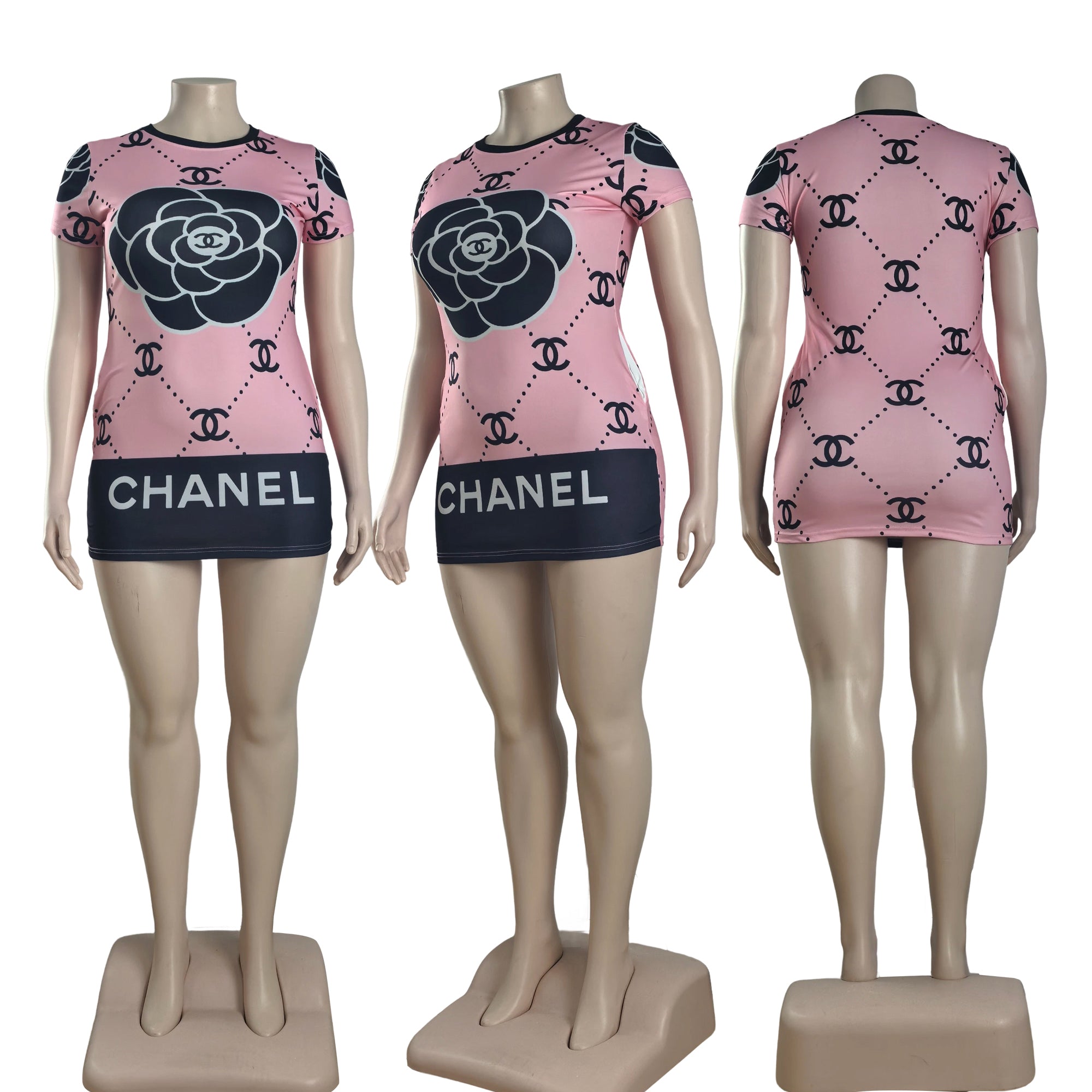 Women's Casual Chic Printed Bodycon Dress 14