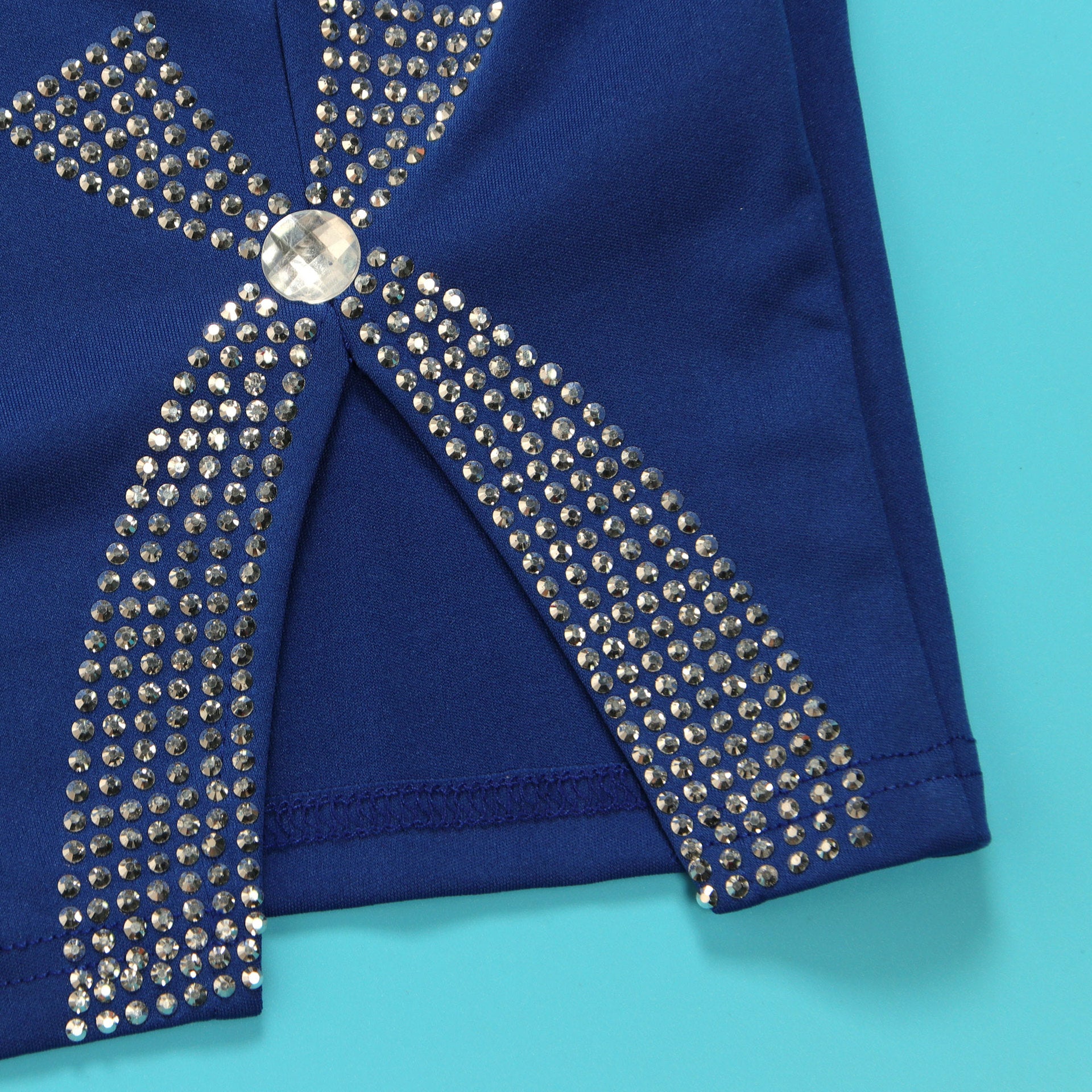 Sexy Bow-Embellished Beaded Slit Strap Bodycon Dress 57