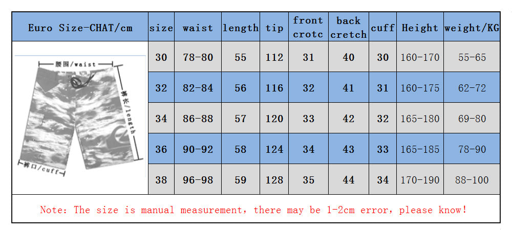 Men's fitness surfing quick-drying beach pants shorts 45