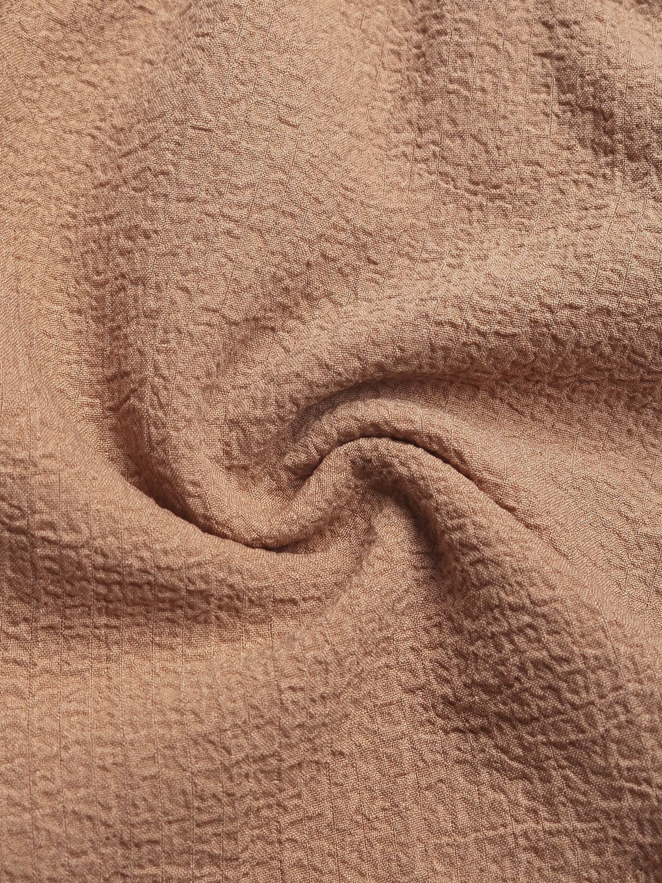 Summer Casual Textured Ruffle Layered Wide-Leg Women's Shorts 11