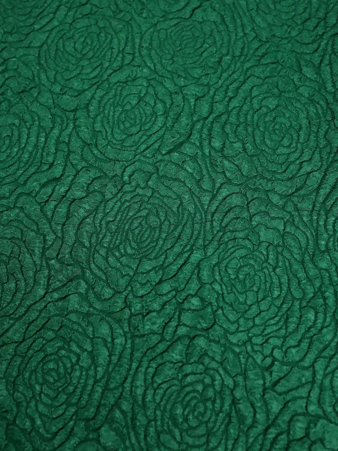 Women elegant ruffle square neck rose jacquard Formal Party Dress 14