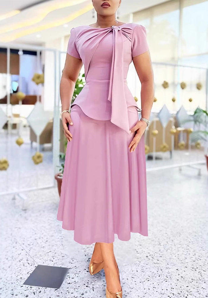 Women's elegant office skirt set