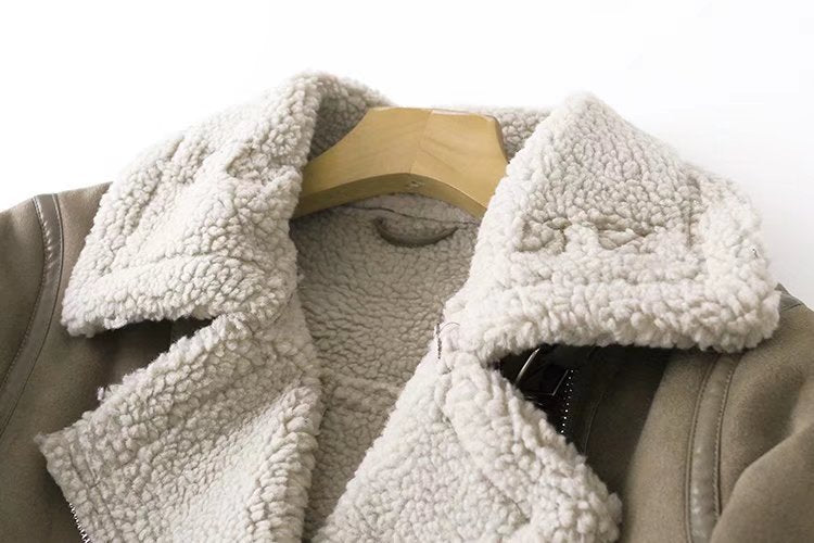 Winter Women Furry PU-Leather Jacket 17