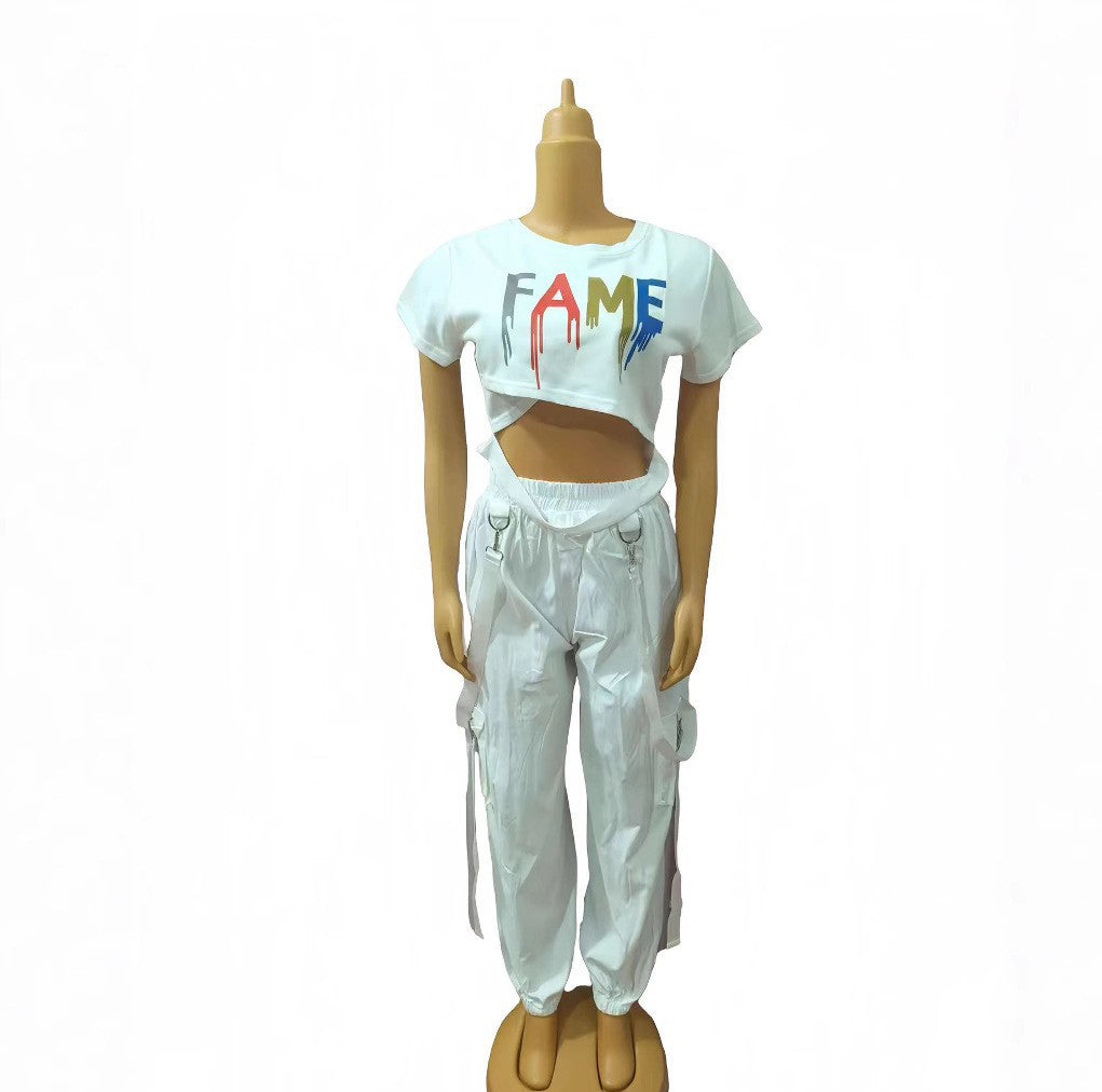 Plus Size African Women Top and trousers Two Piece Set 9