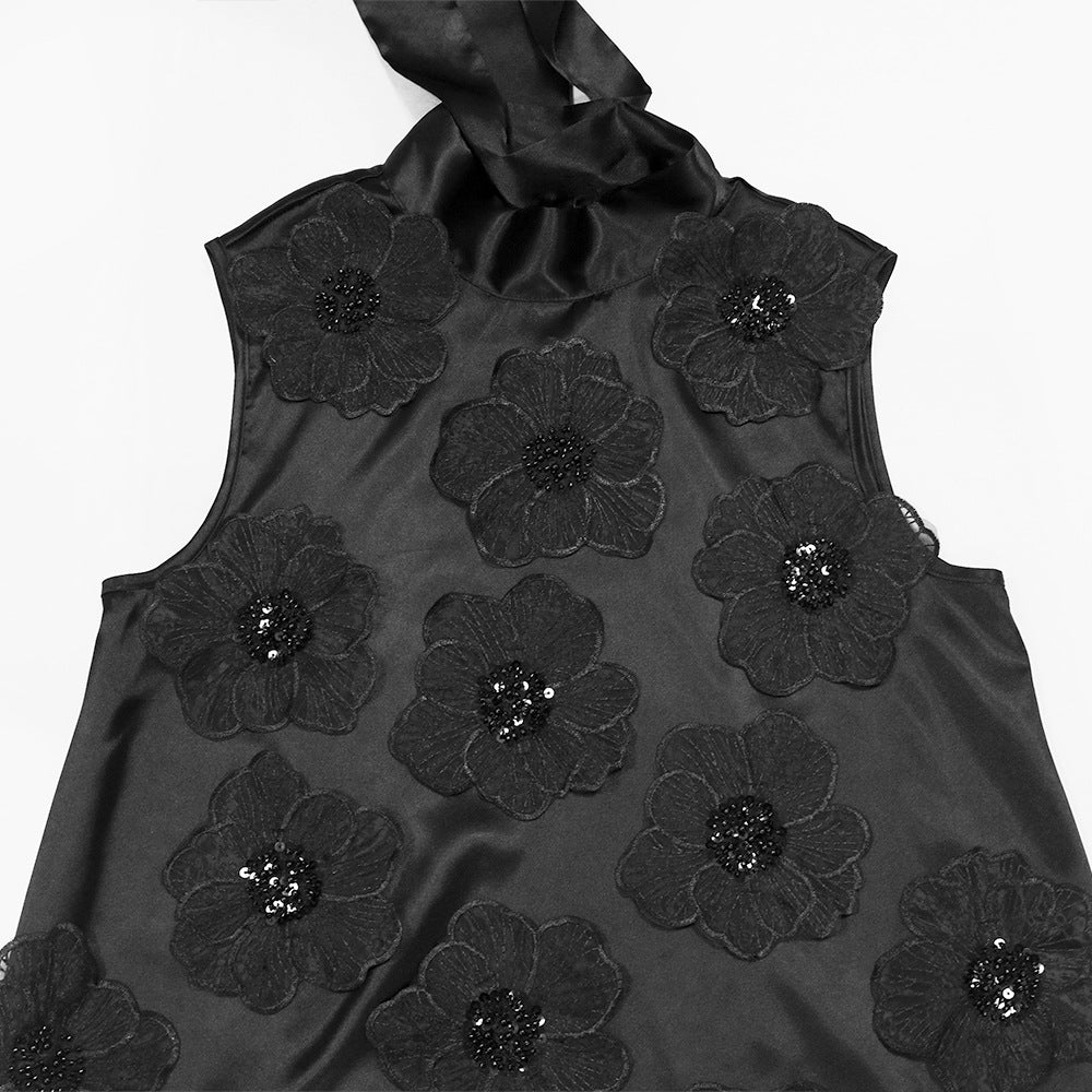 Women Round Neck Sleeveless Maxi Dress 20