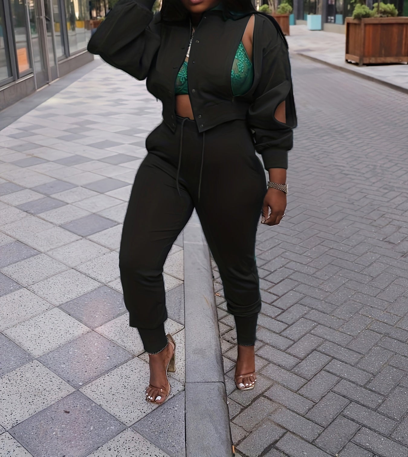 Ladies Fashion Top + Pants Sets 16