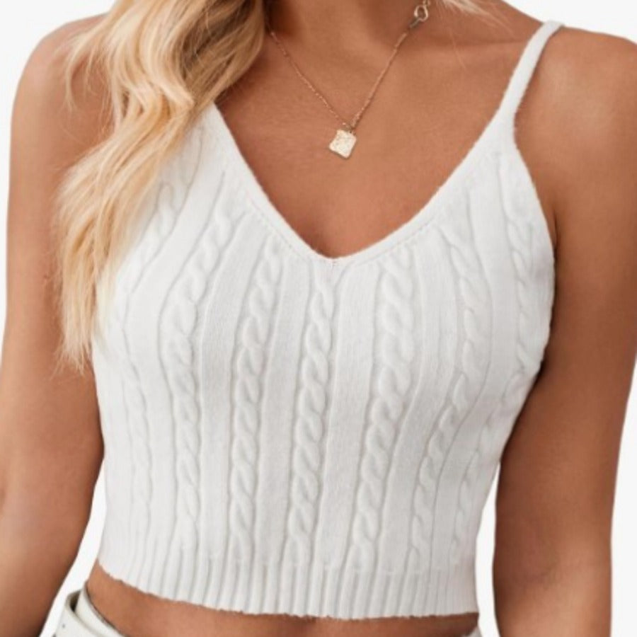 Women's Strapless Tops Beach Halter Neck Knitting Camisole 38