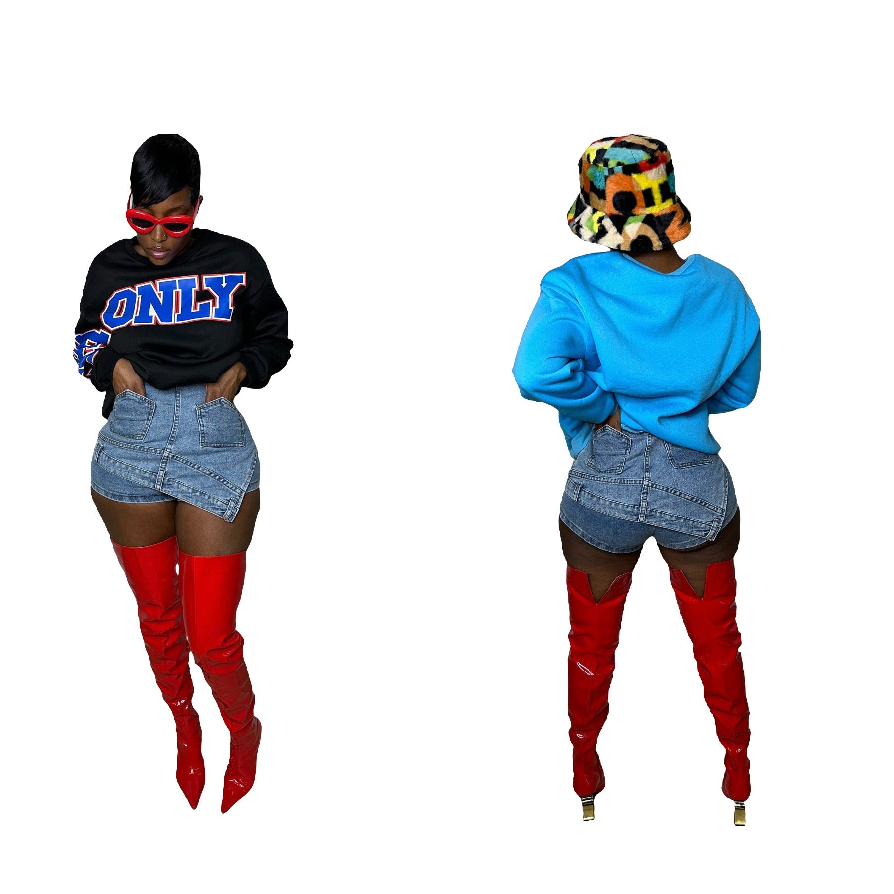 Casual Stretch Shorts Fashionable Front And Back Versatile Denim Pants Short Cargo Pants