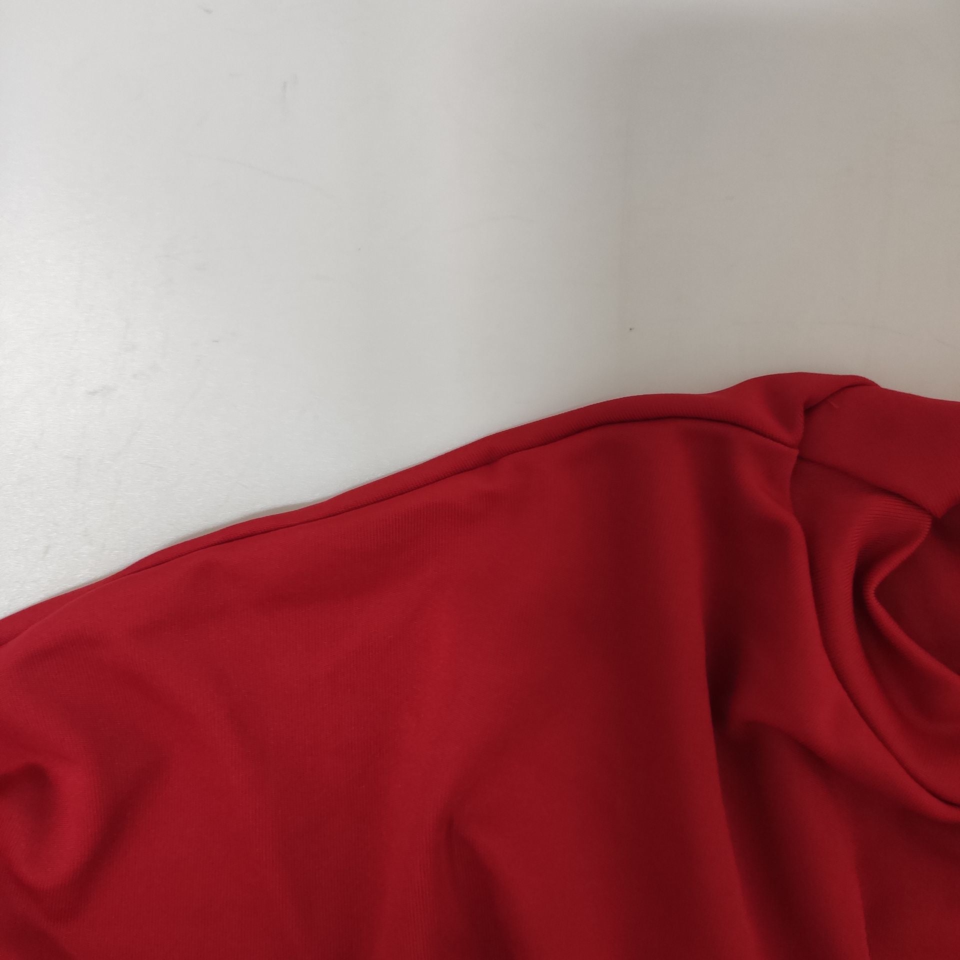 Sexy Fashion Solid Color Slash Shoulder Wrinkled Women's Dress 37