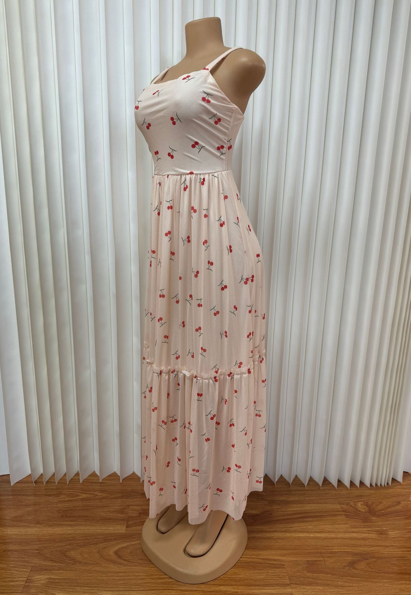 Women French Sexy Backless Suspender Mesh Dress 6