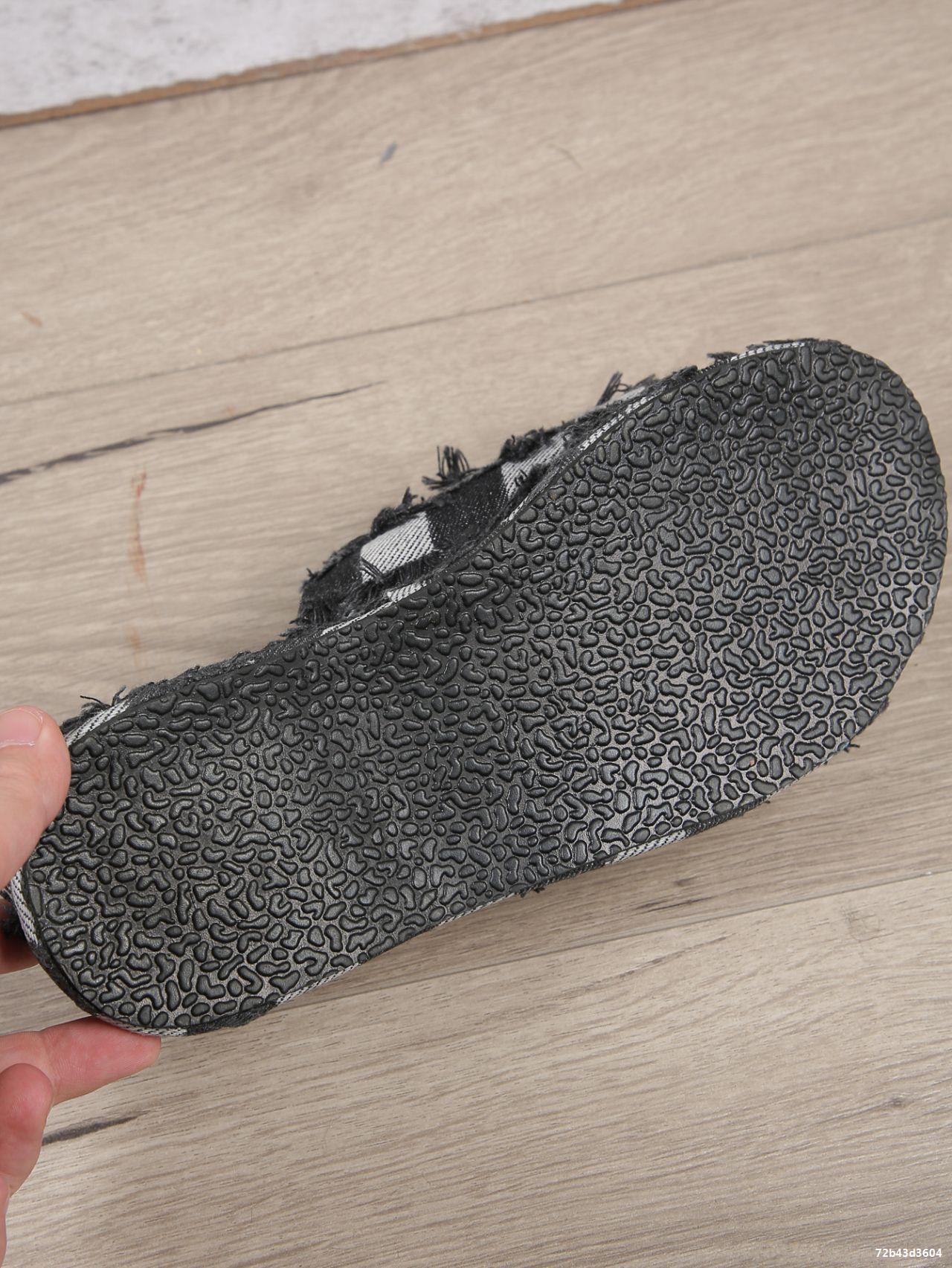 Women Washed Denim Platform Slippers 20