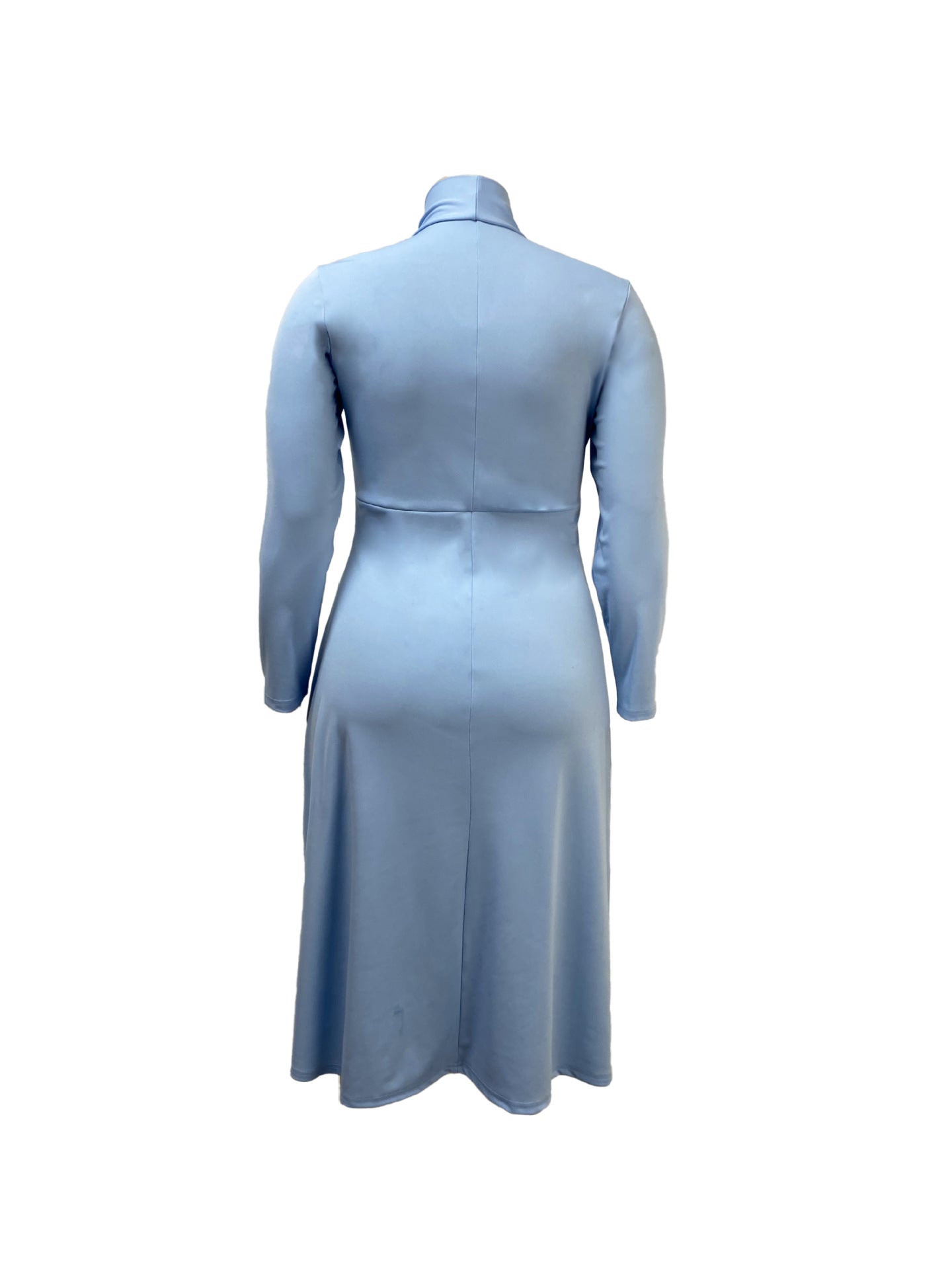 Women's Plus Size Slim Waist Elegant Dress 4