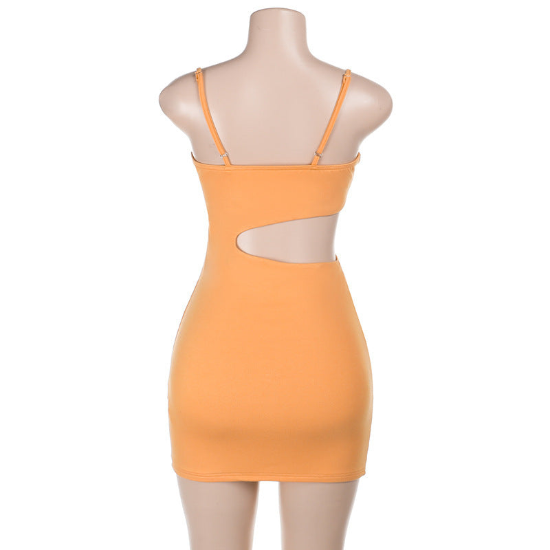 Summer Strap Hollow Sexy Bodycon Dress 12