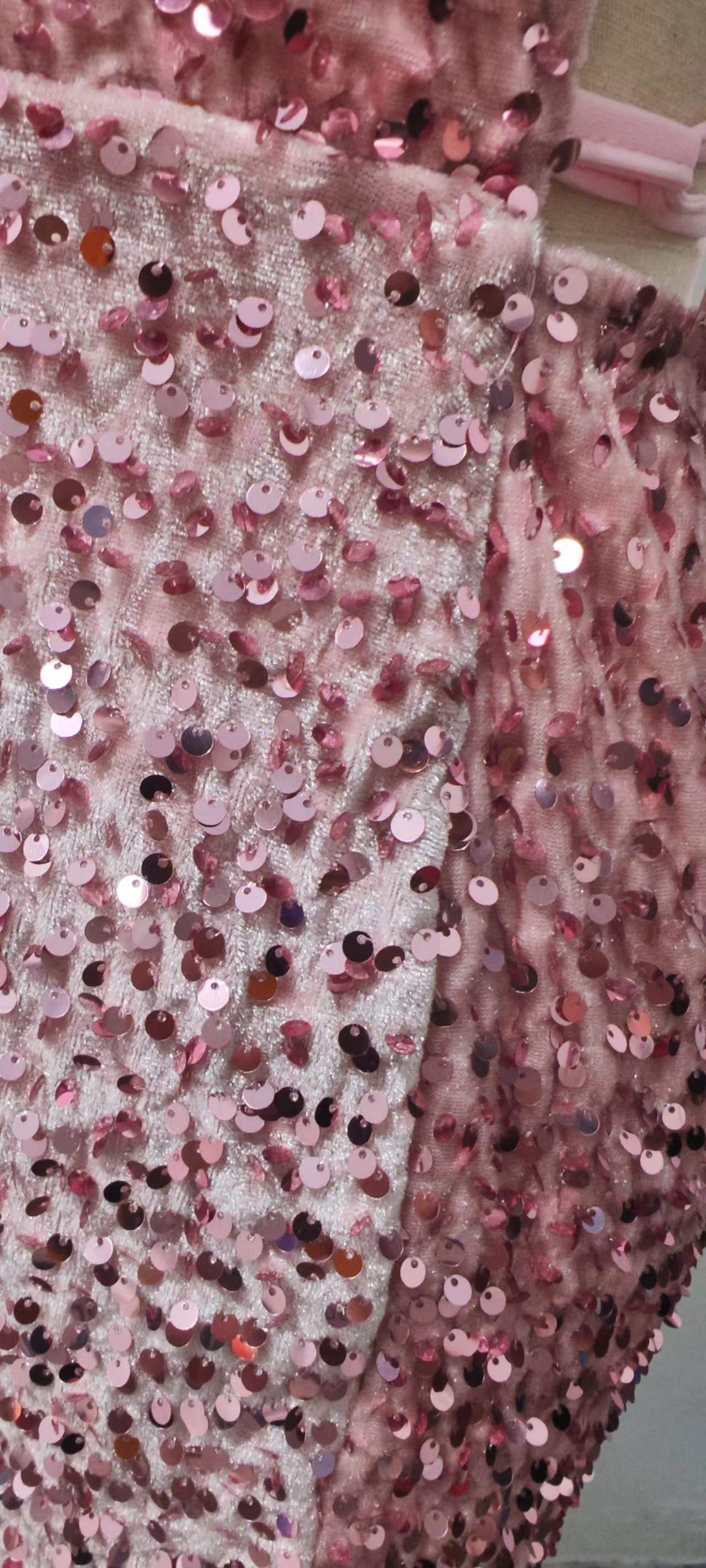 Women's Sparkling Sequin Strap Tight Fitting Party Dress 8