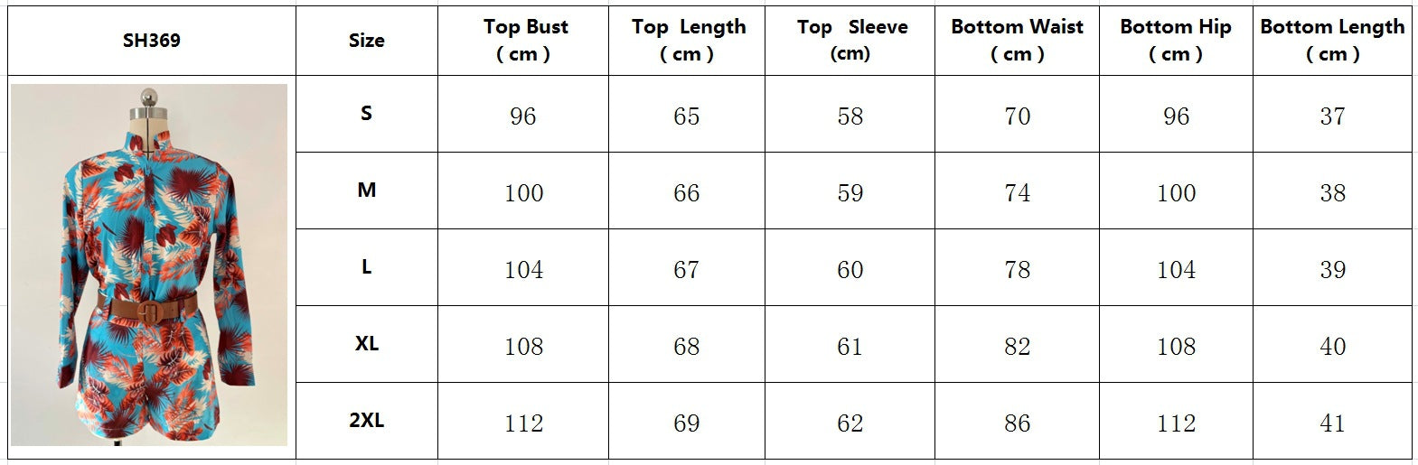 Women's Printed Long Sleeve Shirt Shorts Fashion Women's Two Piece Set 16