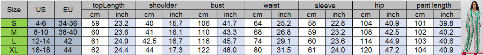 Women Long Sleeve Striped Pajama Set 9