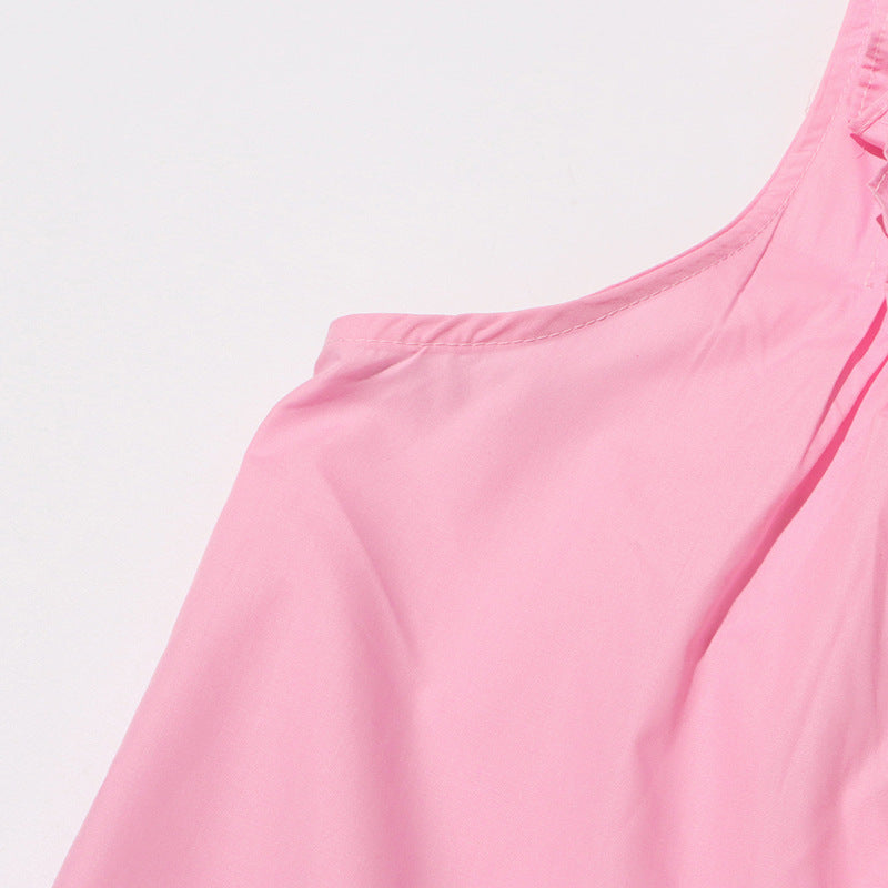 Women's Sleeveless Ruffle Chic Slim Waist Fashion Long Dress 22