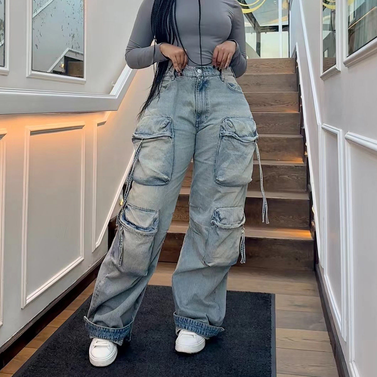 Women Casual Denim Pants 6