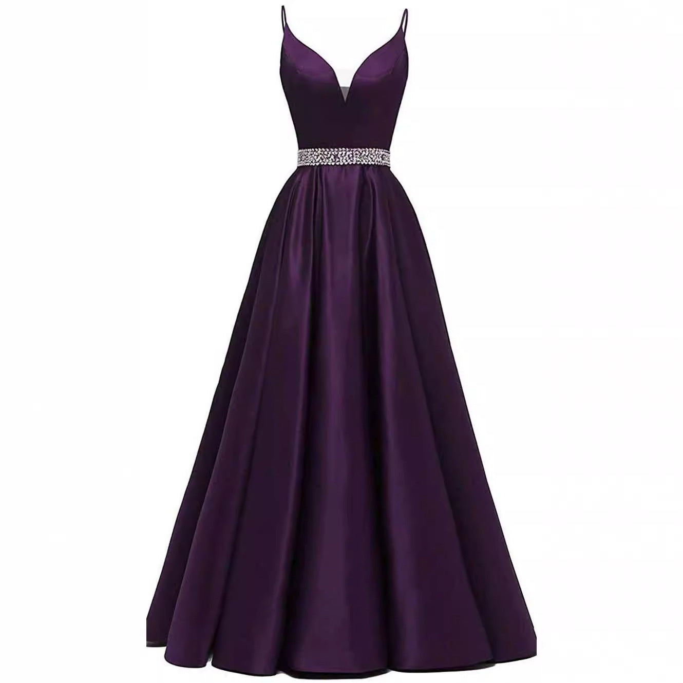 Women Halter Party Birthday Party Evening Dress 6