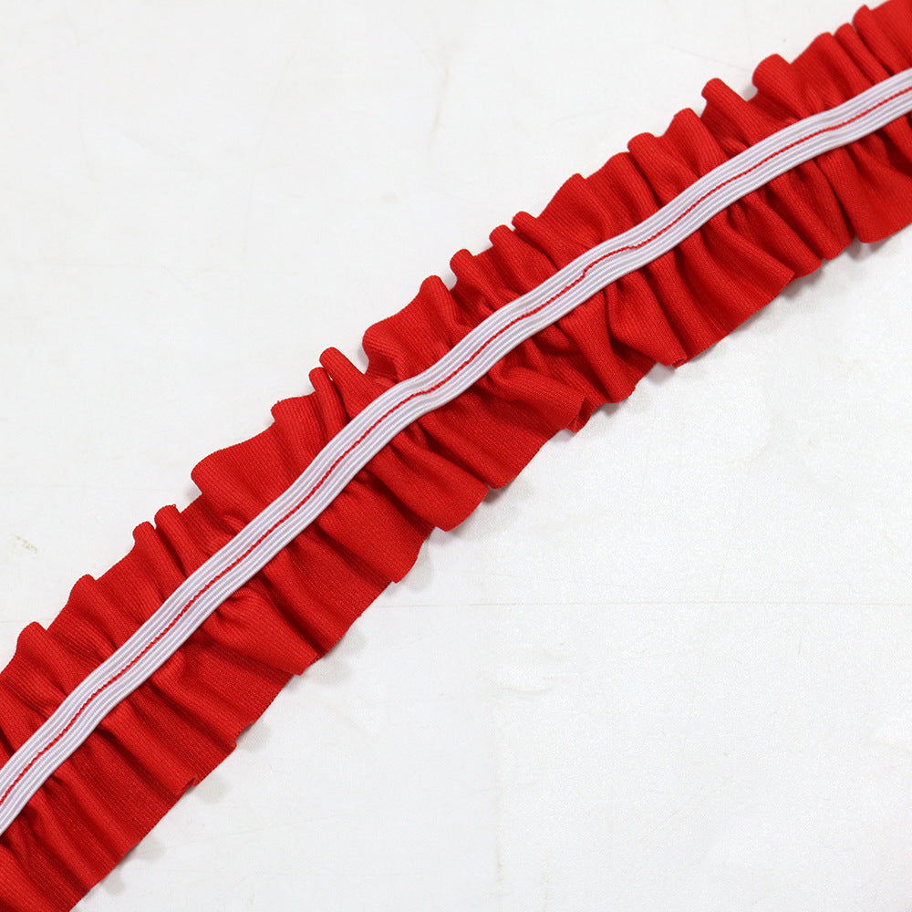 Solid color tassel Halter Neck women's fashion dress 12