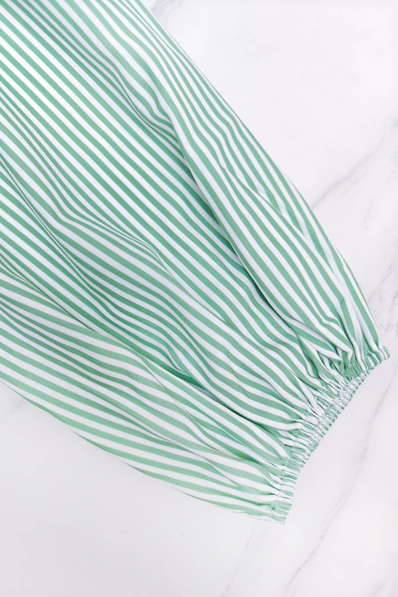 Women's Striped Long Sleeve Turndown Collar Elegant Casual Belted Long Dress 11