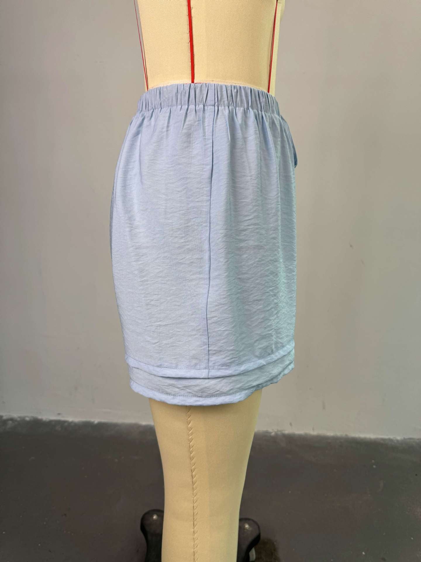 Women's Summer Fashion Lantern Sleeve Cardigan Wide-Leg Shorts Casual Set 14