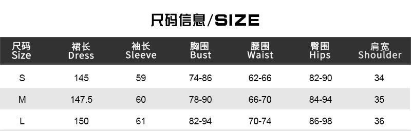 Elegant Women's Slim Waist Semi-Sheer Printed Round Neck Long Sleeve A-Line Dress 9