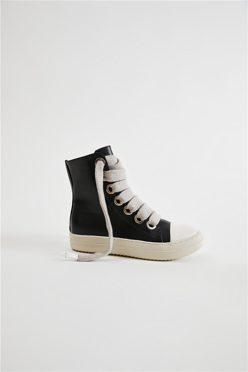 Spring High Top Shoes Thick Shoelaces Men And Women Same Style Couple Sneakers 14