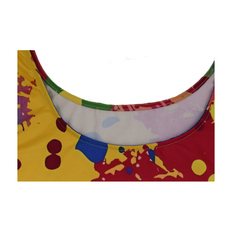 Sexy Multicolor Print Straps Bodycon Dress 8