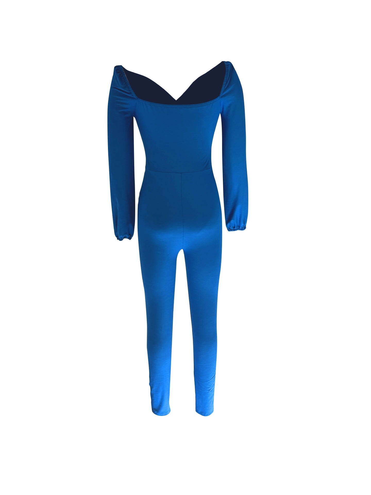 Knot Hollow Sexy Long Sleeve Jumpsuit Women's Clothing 6