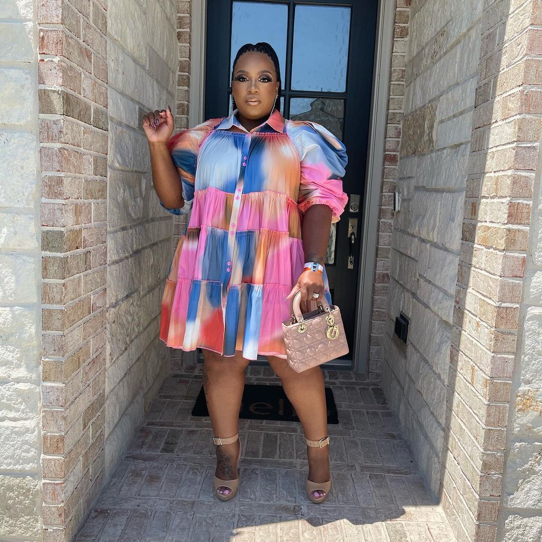 Women's Fashion Casual Ruffle Button Dress Shirt