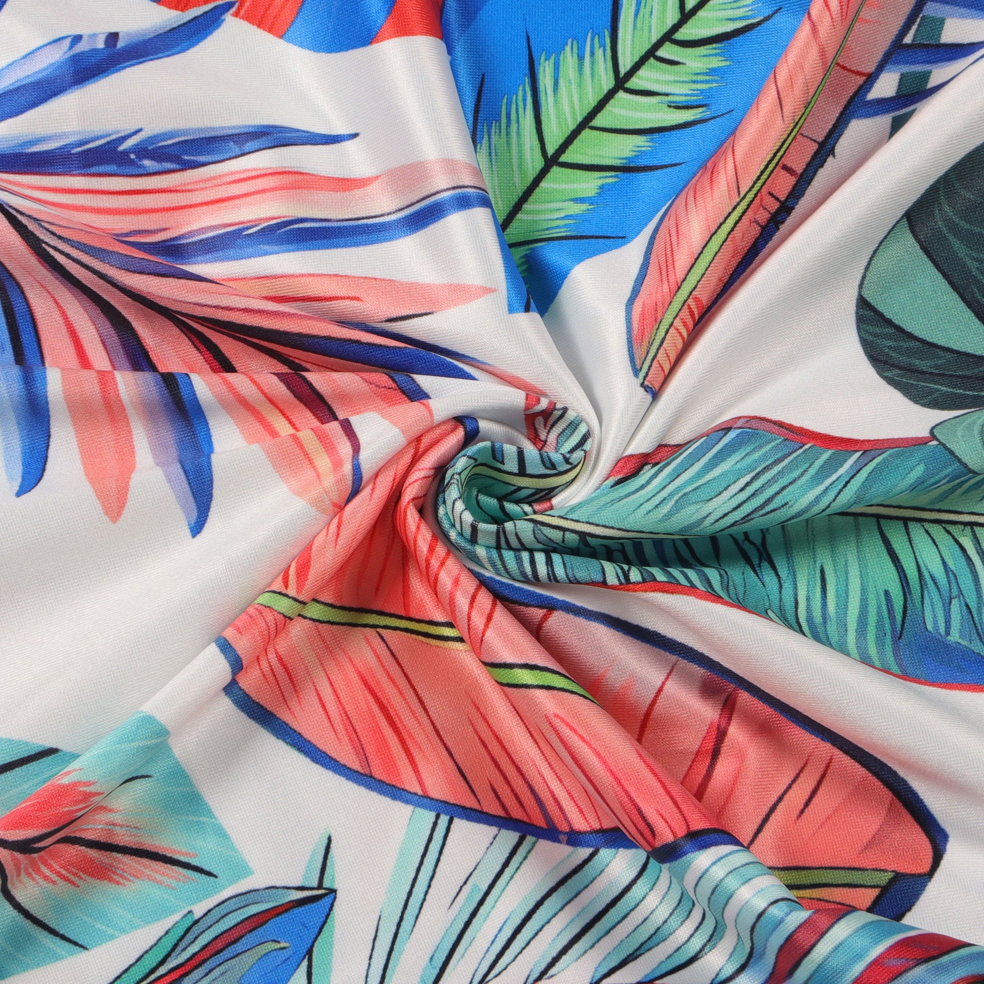 Women Sexy Printed Sleeveless Cutout Round Neck Bodycon Dress 23