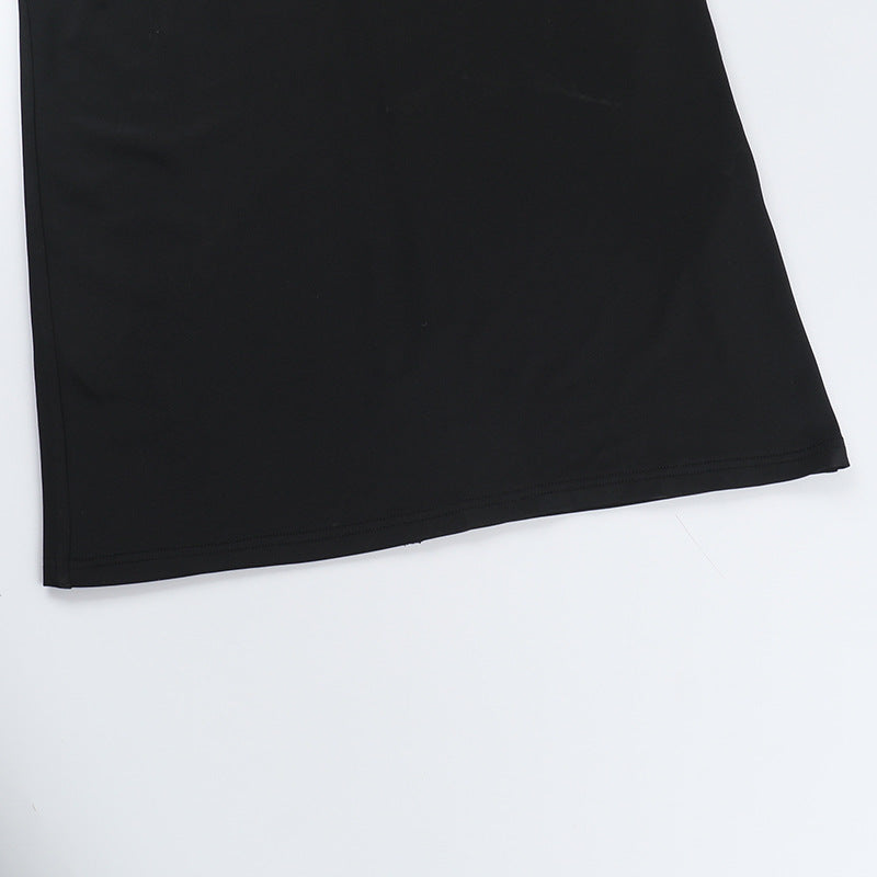 Women Suspender Lace Sexy Elegant Backless Dress 13