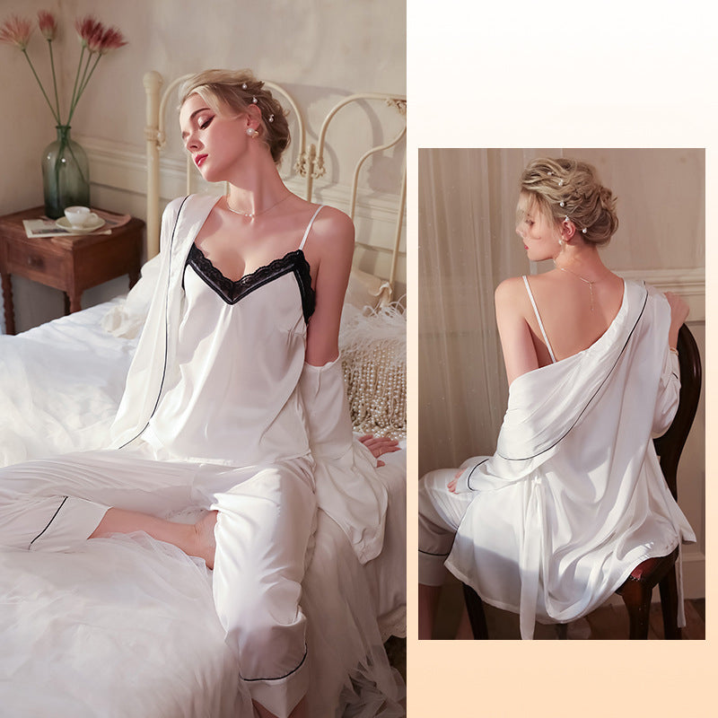 Women autumn long-sleeved top and Pant loungewear two-piece set 10