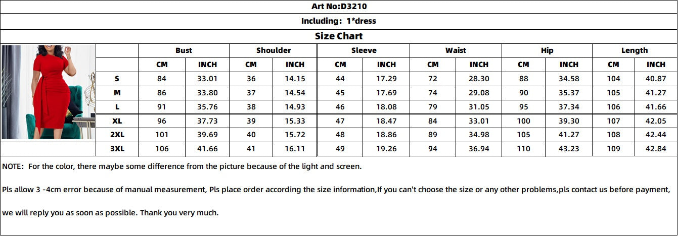 African Women Summer Short Sleeve Pleated Lace-Up Slash Shoulder Dress 8